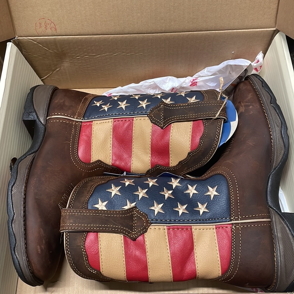Lady Rebel by Durango® Patriotic Women's Pull-On Western Flag Boot